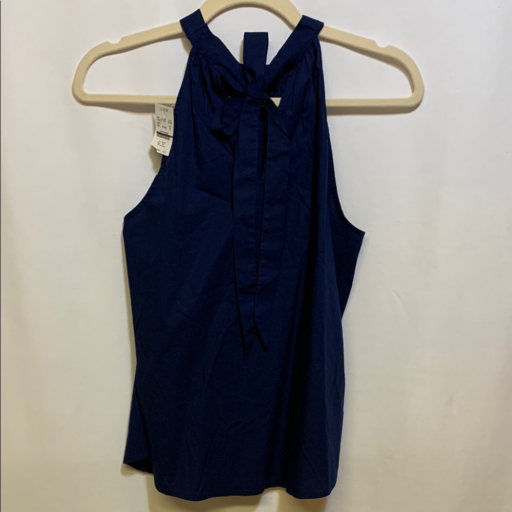 J. Crew Navy Blue Boxy Tank Top - Picture 3 of 3